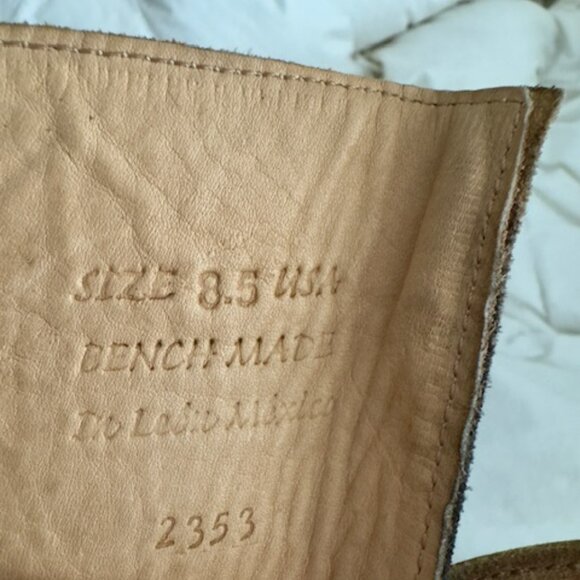 Rare! Bed Stu Manchester Two Tone Knee High Distressed Leather Riding Boots - Picture 8 of 10